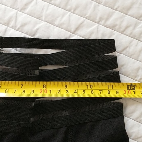 NWOT High Waist Mesh Stretch Workout Leggings - Picture 4 of 6